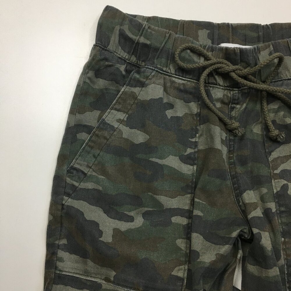 BELLA DAHL Anthropologie Green Mix Multi-Color Camo Print Jogger Pant - Picture 6 of 10
